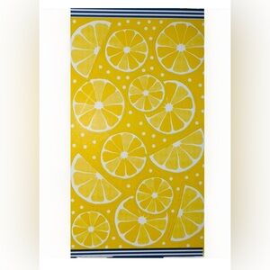Oversized Beach Towel Plush Thick Pool 40x72inch XL Cotton Yellow Blue New Lemon